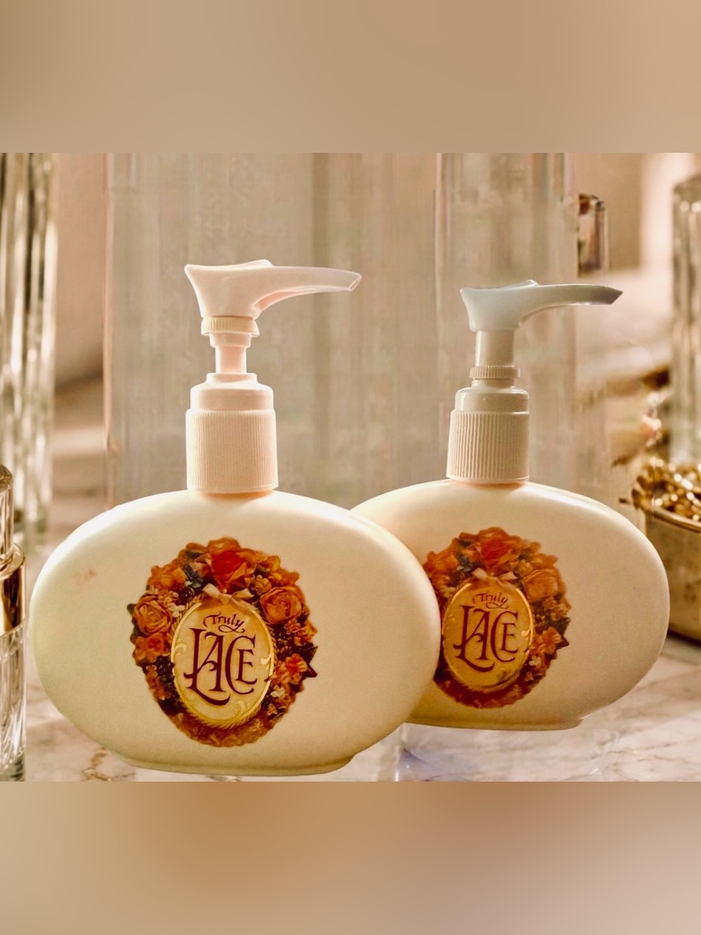 Vintage Coty Truly Lace Body Lotion 130ml.~LOT OF 2~NEW